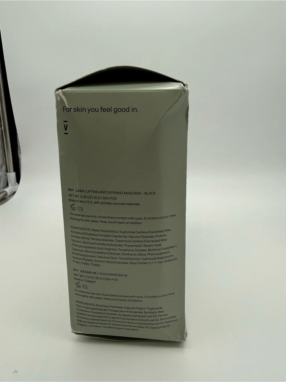 Versed Essential Daily Duo - Sage Green Cleansing Balm & Mascara